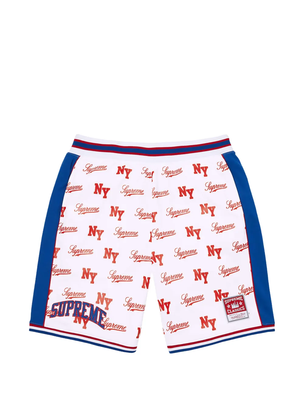 Supreme x Mitchell & Ness Shorts sportivi - Bianco