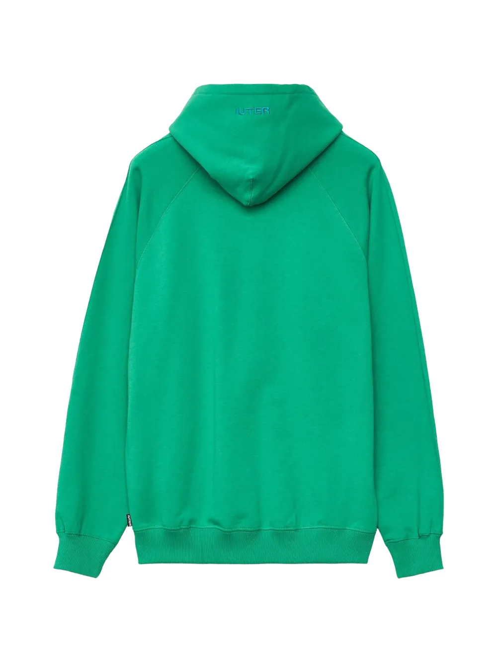 IUTER Family Business hoodie met logo-patch Groen