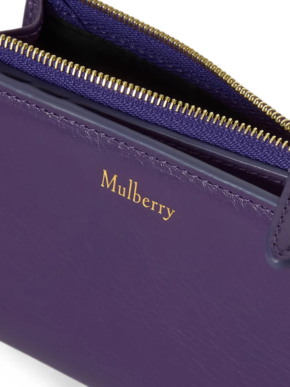 Mulberry Leren portemonnee Paars