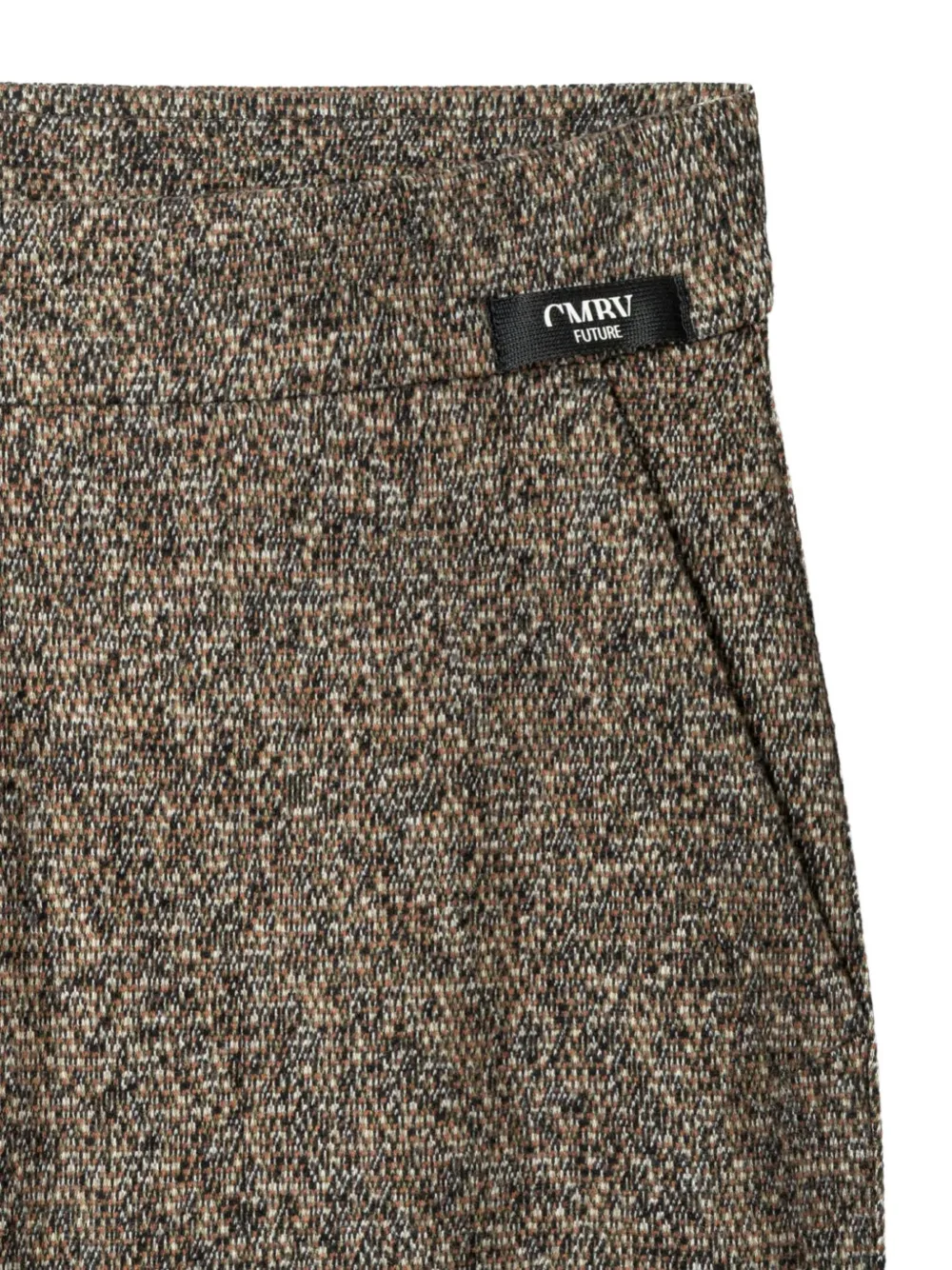 Cambio Ava broek met wijde pijpen Bruin