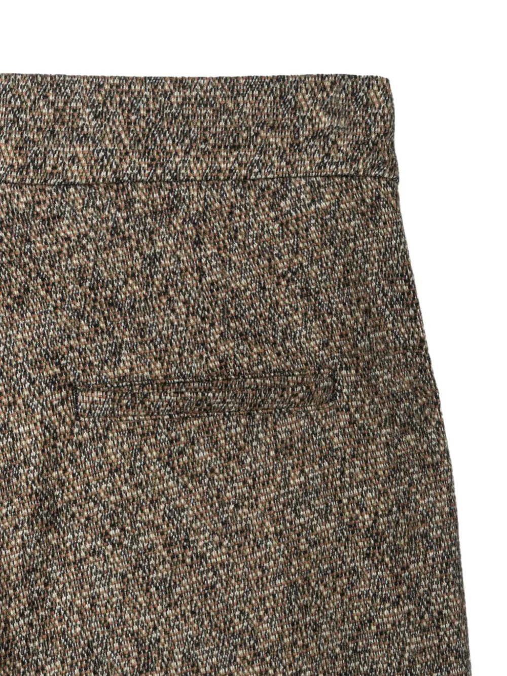 Cambio Ava broek met wijde pijpen Bruin
