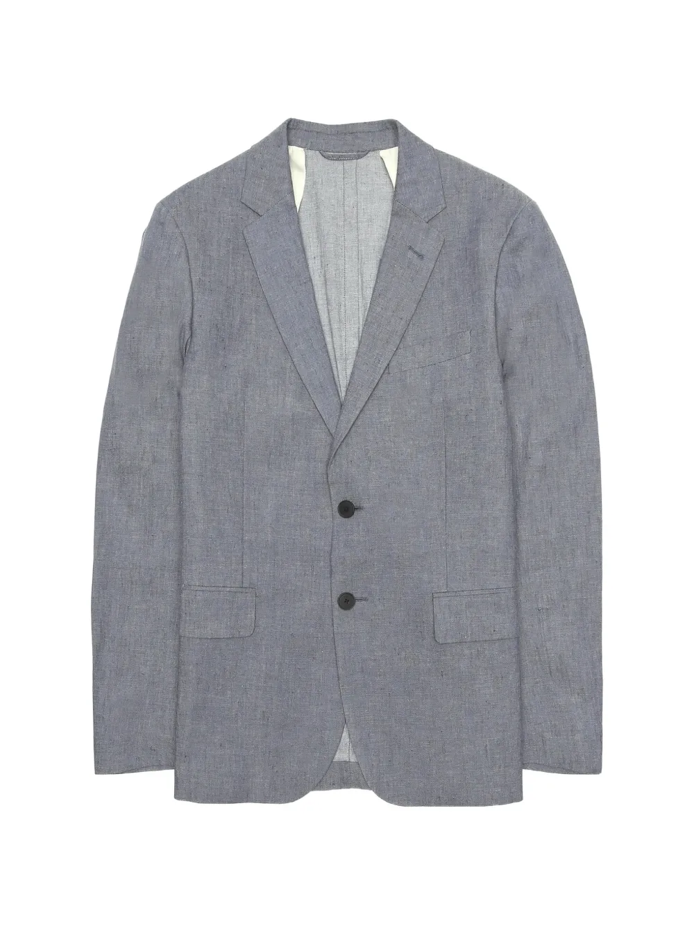 Gant melange-effect long-sleeve blazer