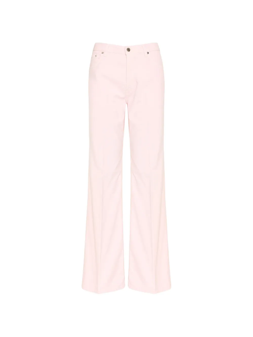 Haikure Clara logo-patch jeans - Rosa
