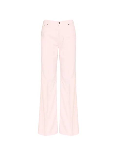 Haikure Clara logo-patch jeans
