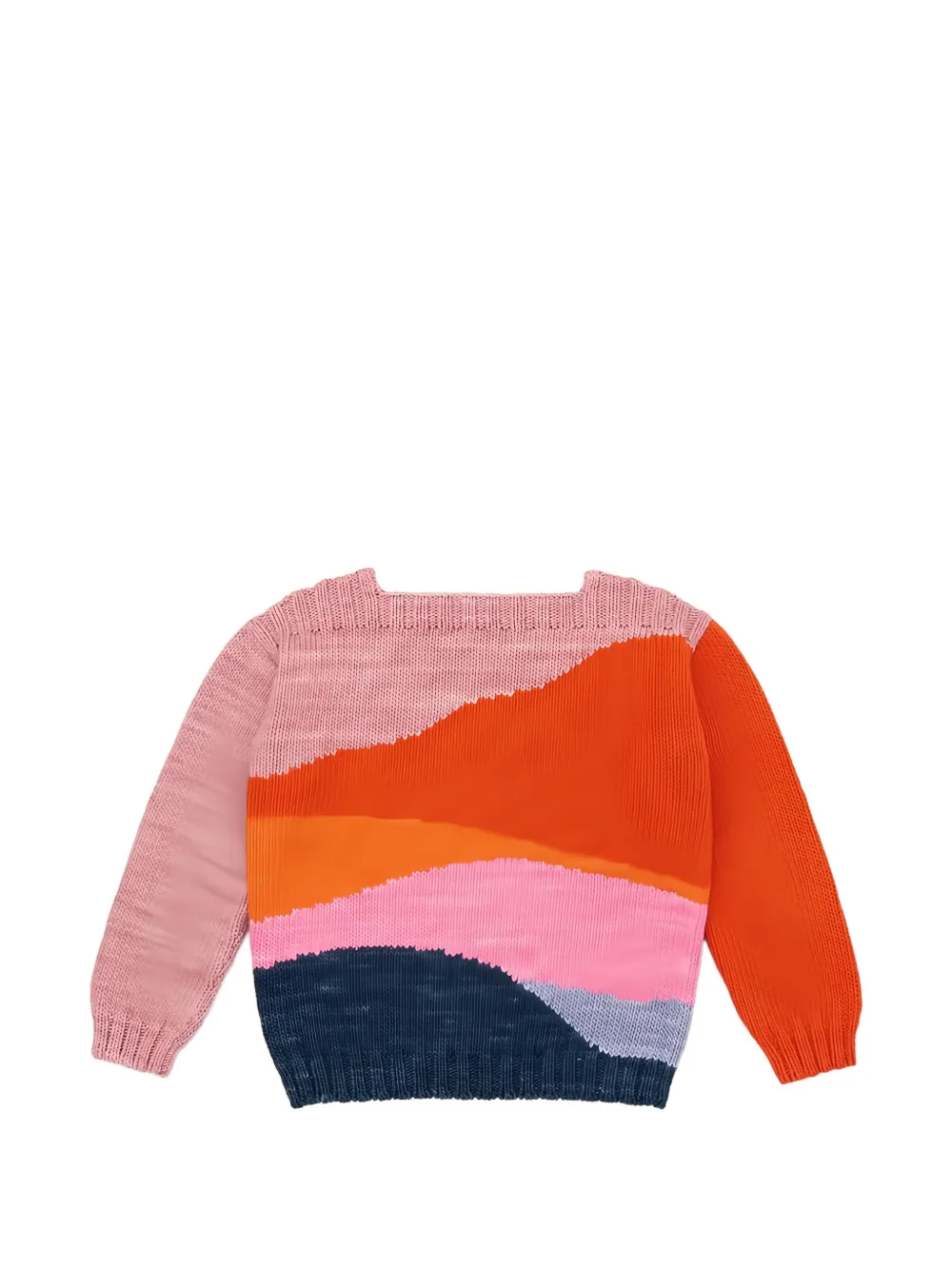 Misha & Puff pull à motif abstrait et encolure bateau - Rose