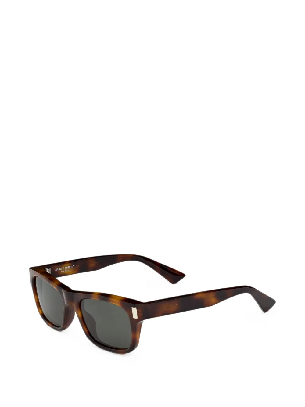 Saint Laurent Eyewear SL839 zonnebril met rechthoekig montuur Bruin