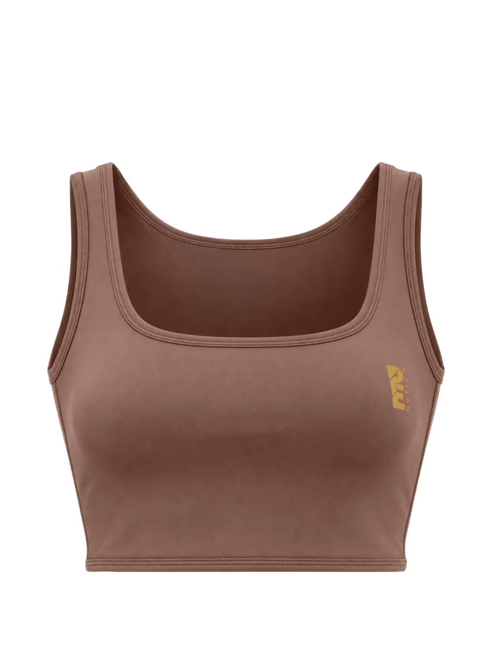 P.E Nation Sport-BH mit Logo-Print - Braun