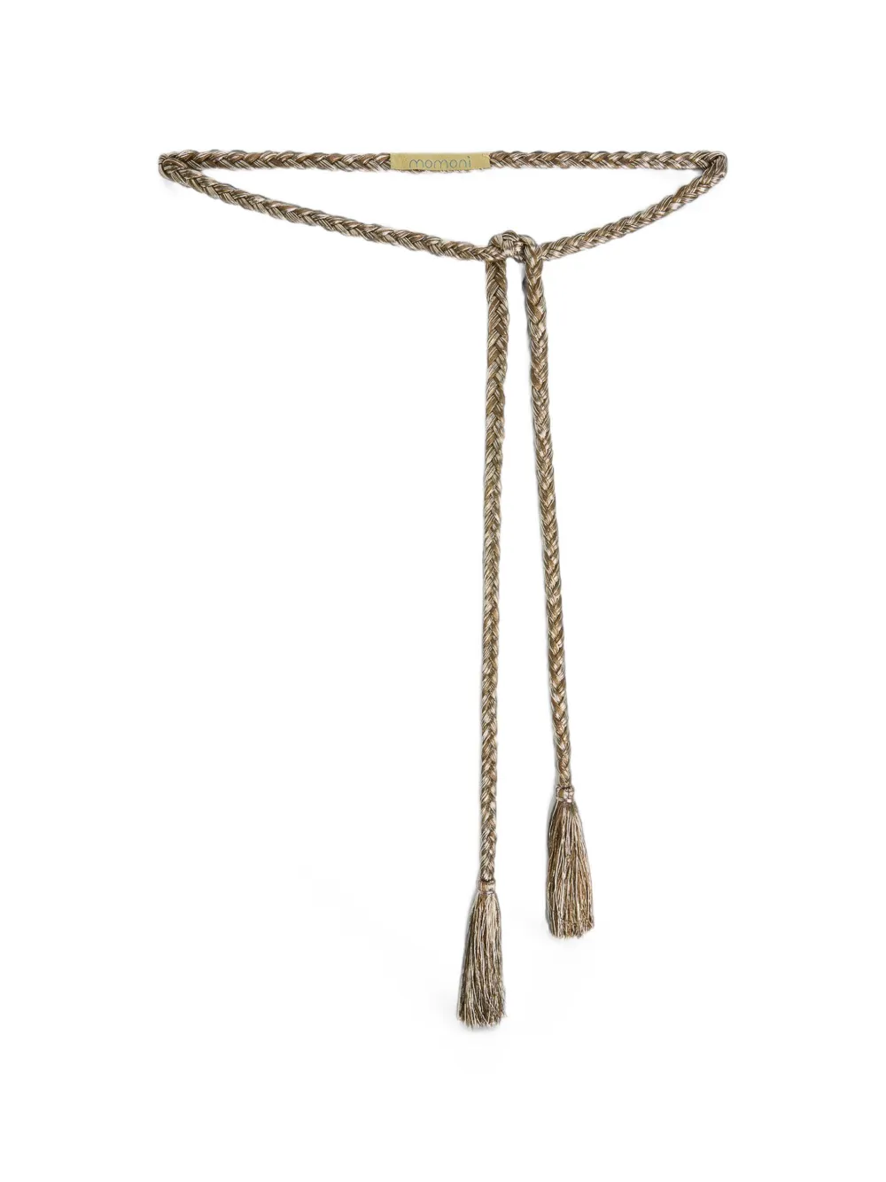 MOMONÌ Lyra braided tassel belt