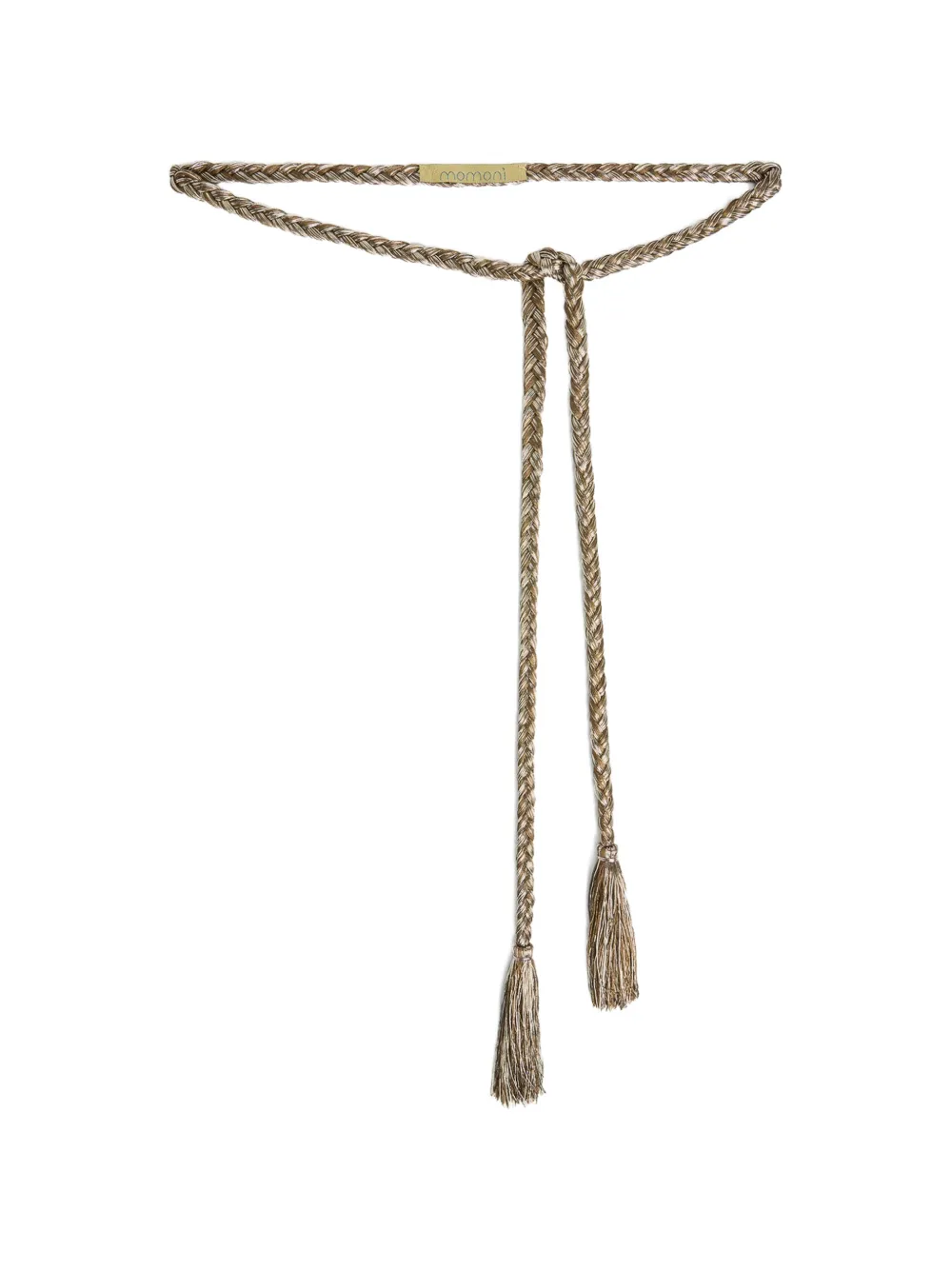 MOMONÌ Lyra braided tassel belt