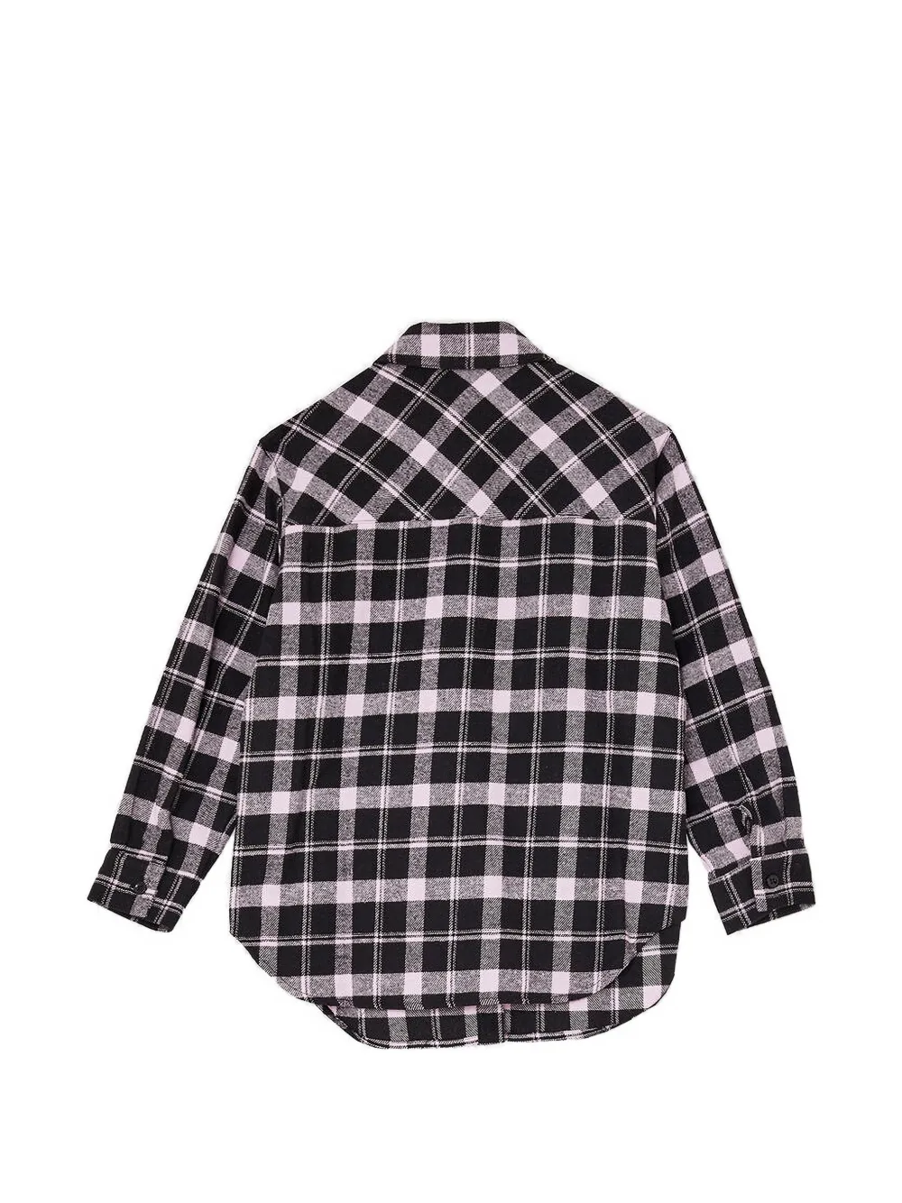 Liu Jo Kids Geruit shirt Zwart