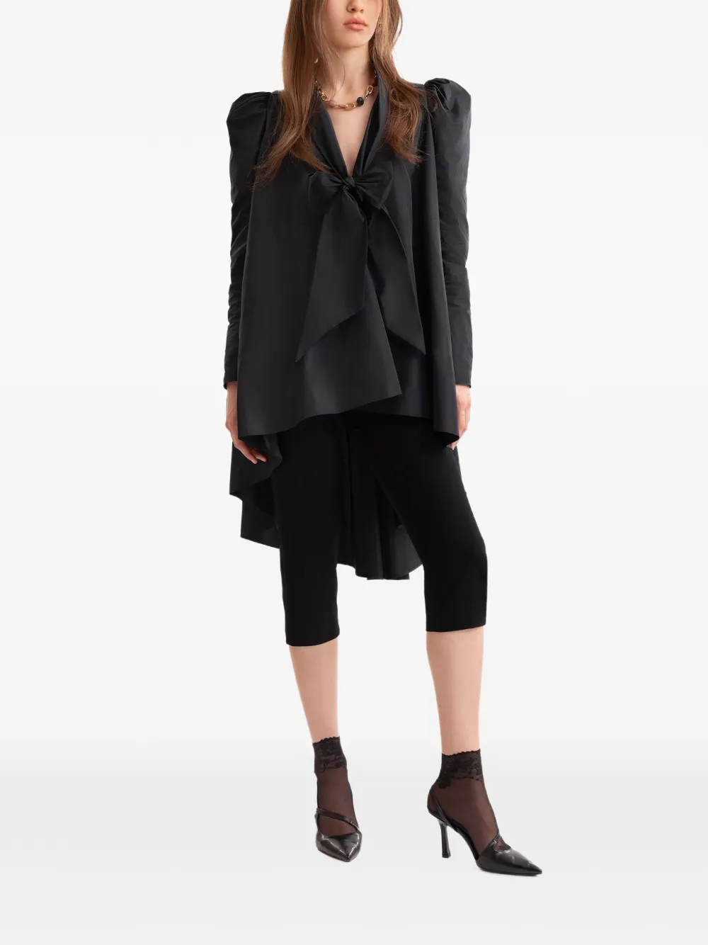 Gemy Maalouf Cropped broek Zwart