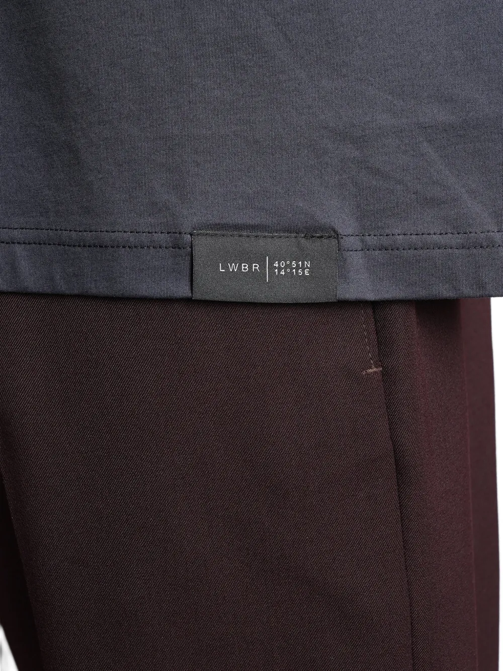 Low Brand B213 katoenen T-shirt Grijs