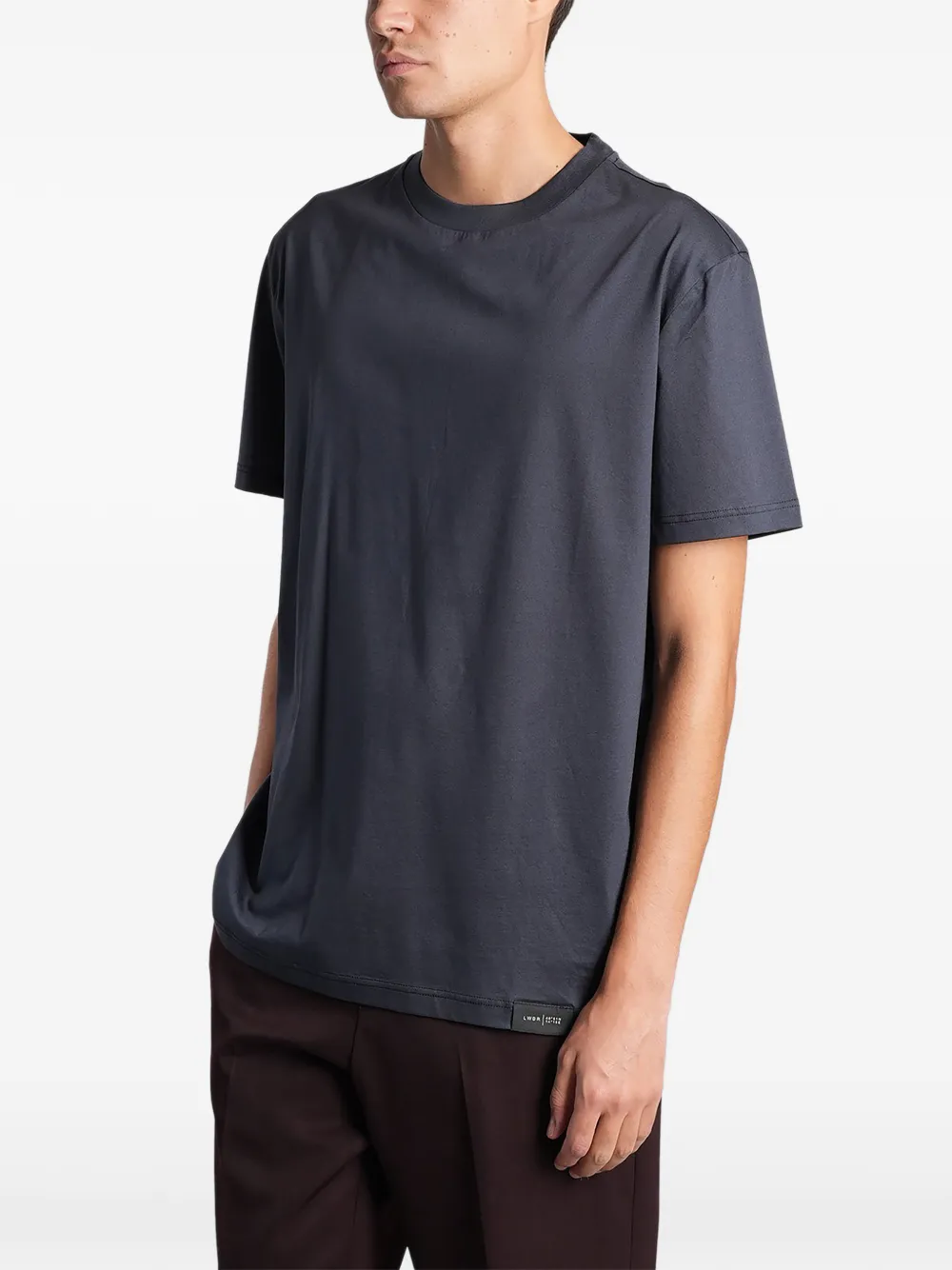 Low Brand B213 katoenen T-shirt Grijs