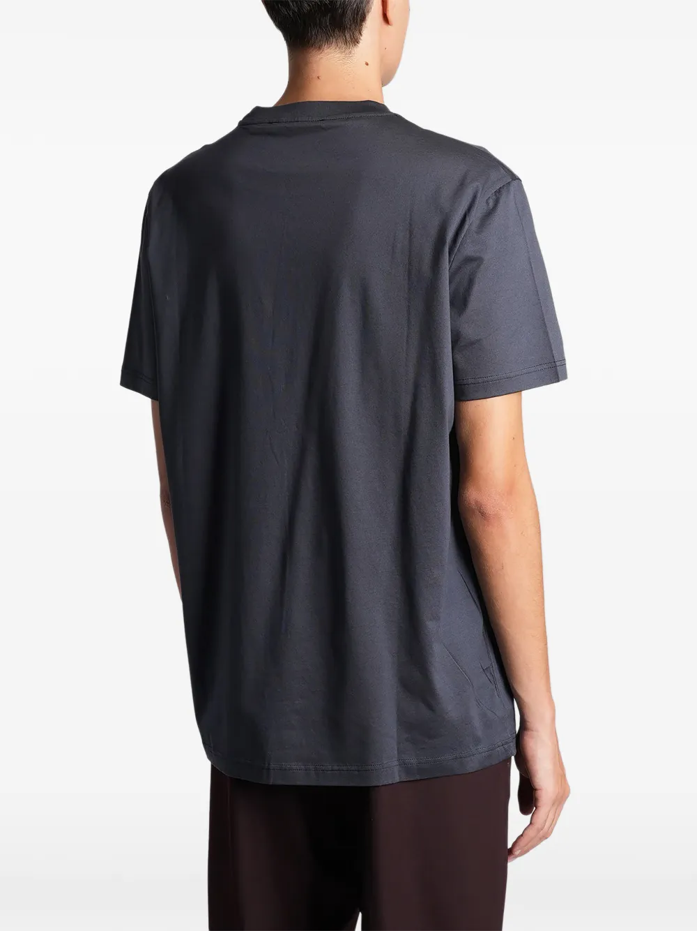 Low Brand B213 katoenen T-shirt Grijs