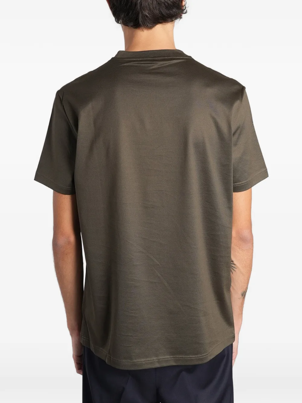 Low Brand logo-patch T-shirt Bruin