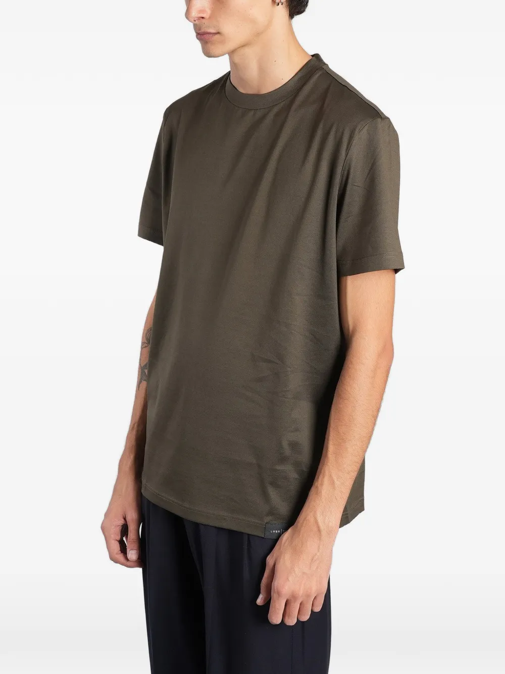 Low Brand logo-patch T-shirt Bruin