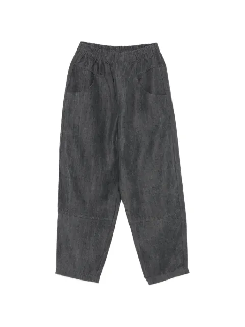LALALU elasticated-waistband jeans