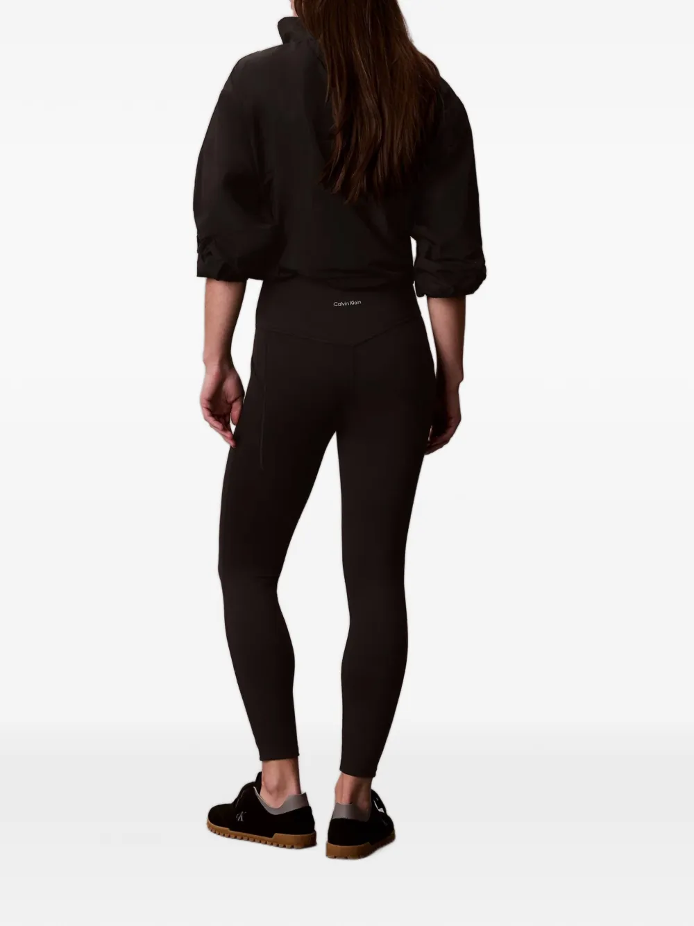 Calvin Klein Legging met logoprint Zwart