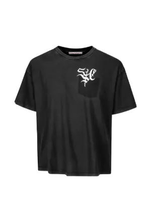 44 LABEL GROUP Graphic Print T-shirt | Black | FARFETCH