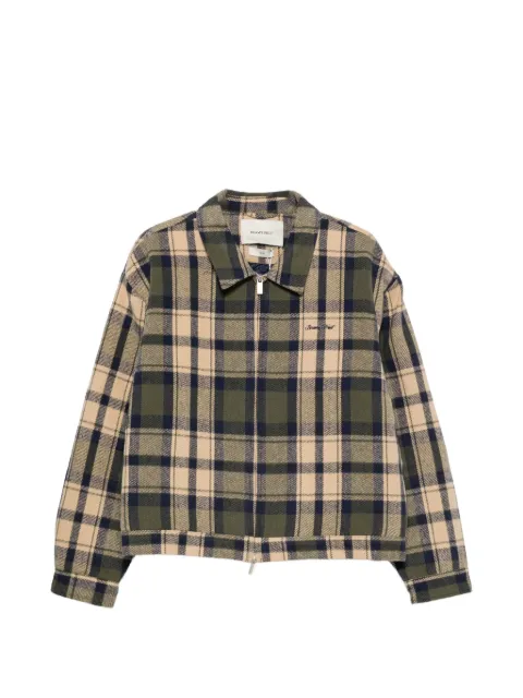 Bram’s Fruit check-pattern zip-up jacket