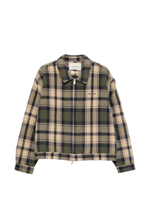 Bram’s Fruit check-pattern zip-up jacket