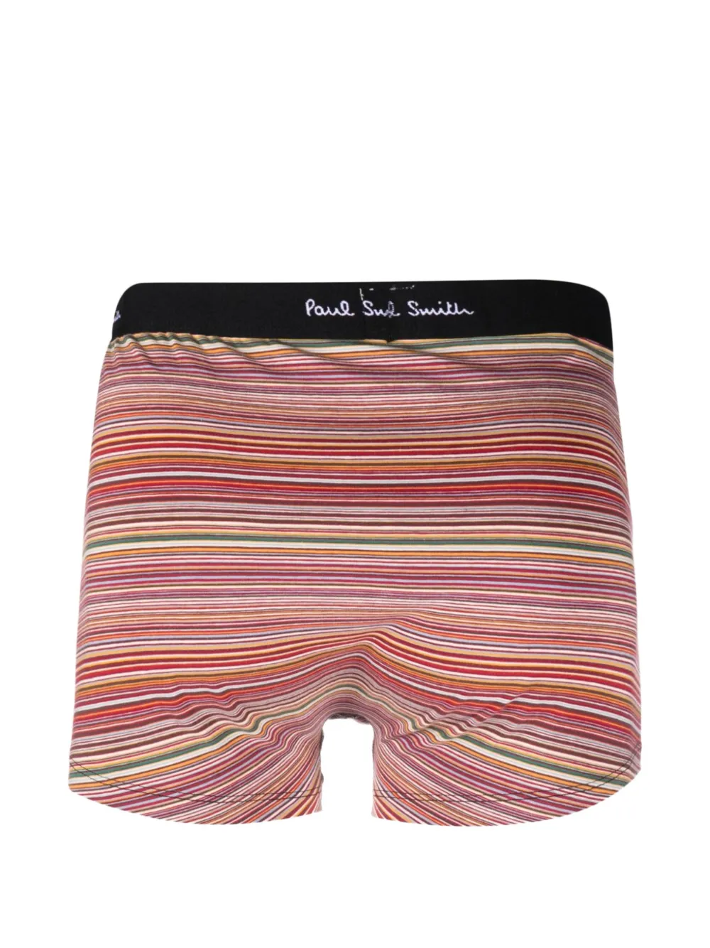 Paul Smith Drie Signature Stripe boxershorts met vlakken Oranje