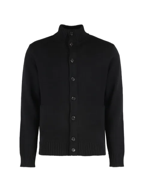 slowear button-up wool cardigan