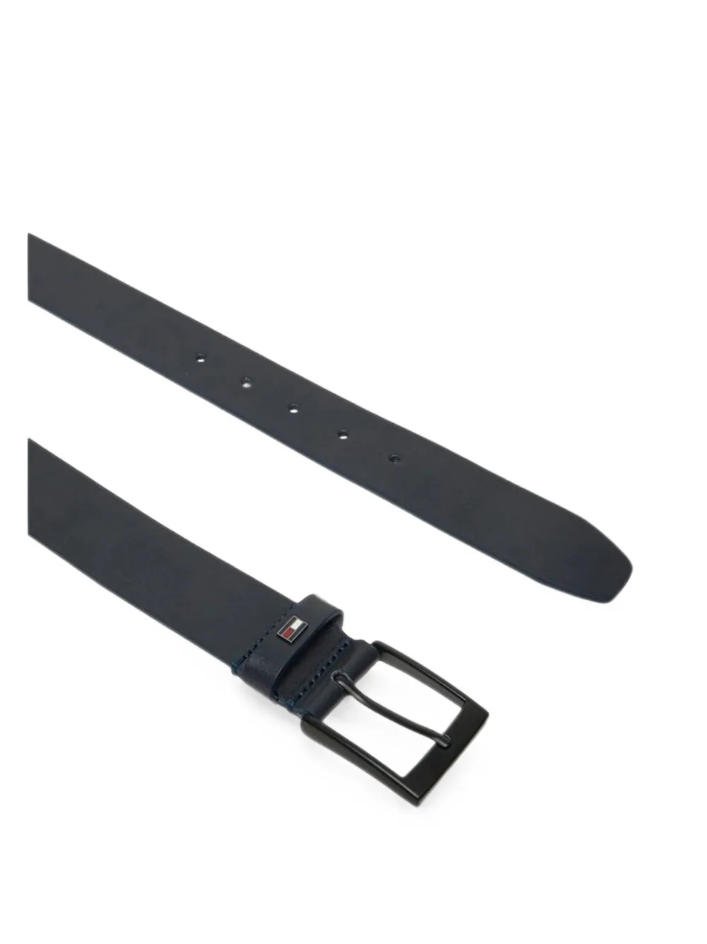 Tommy Hilfiger Leren gespriem Blauw