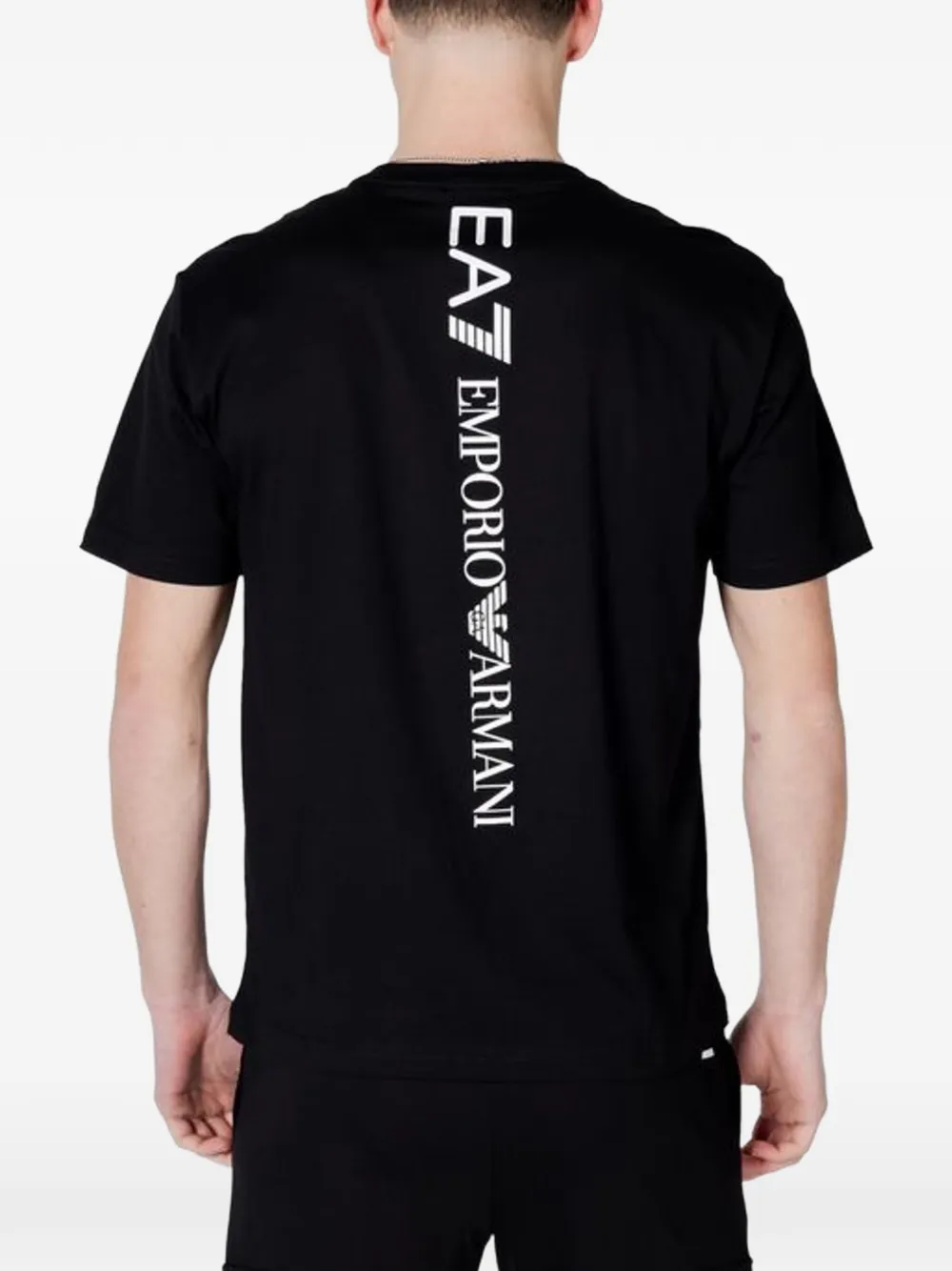 Ea7 Emporio Armani T-shirt met logoprint Zwart