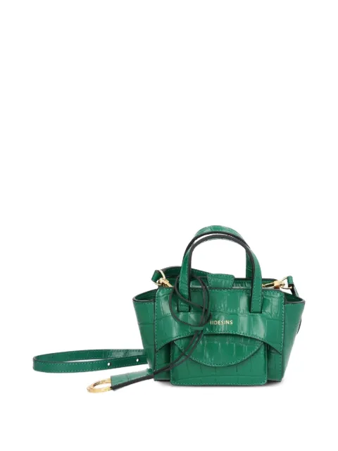 HIDESINS tote XS Flap con efecto de piel de cocodrilo