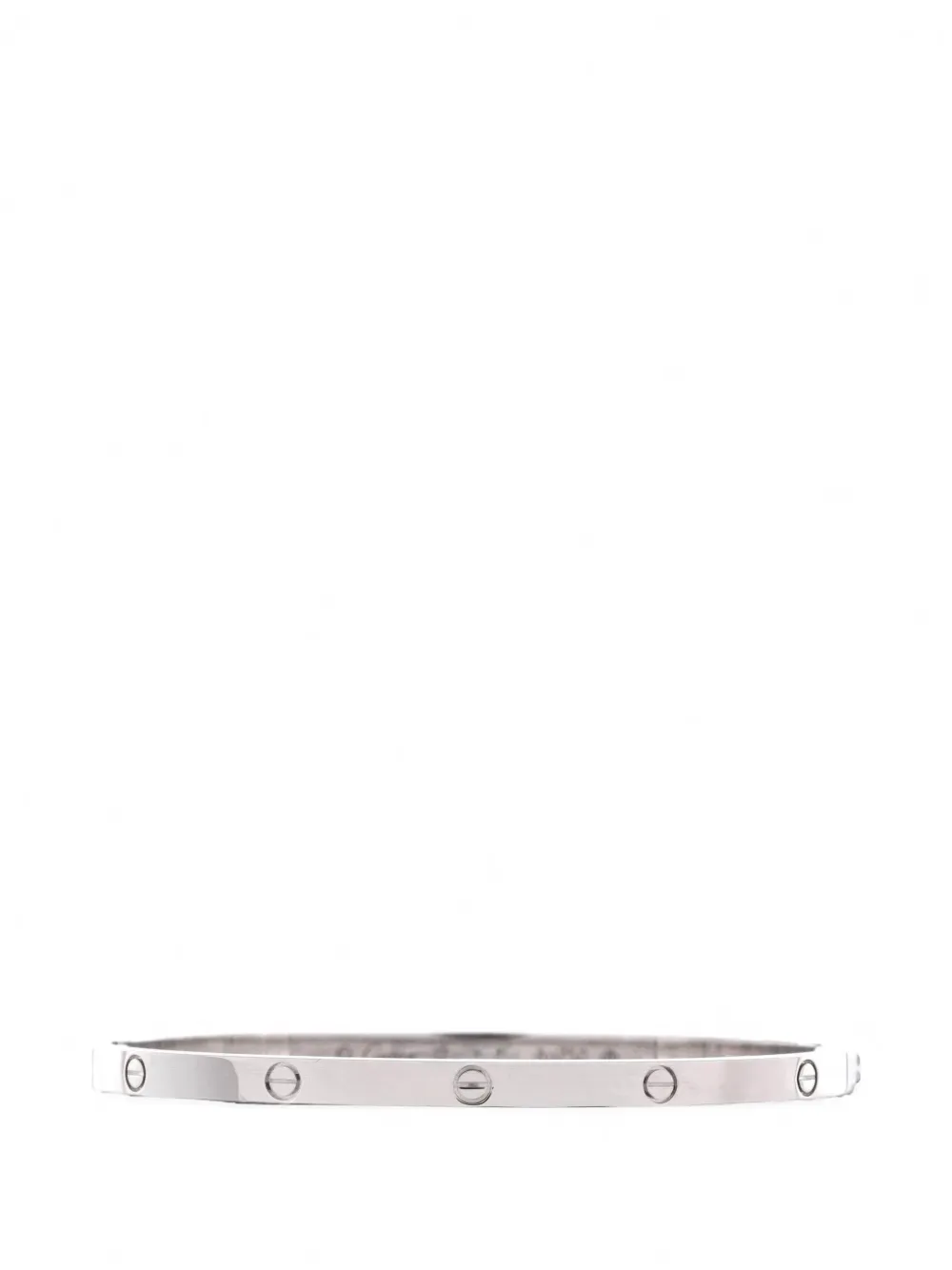 Cartier Love 18K White Gold Small bracelet - Argento