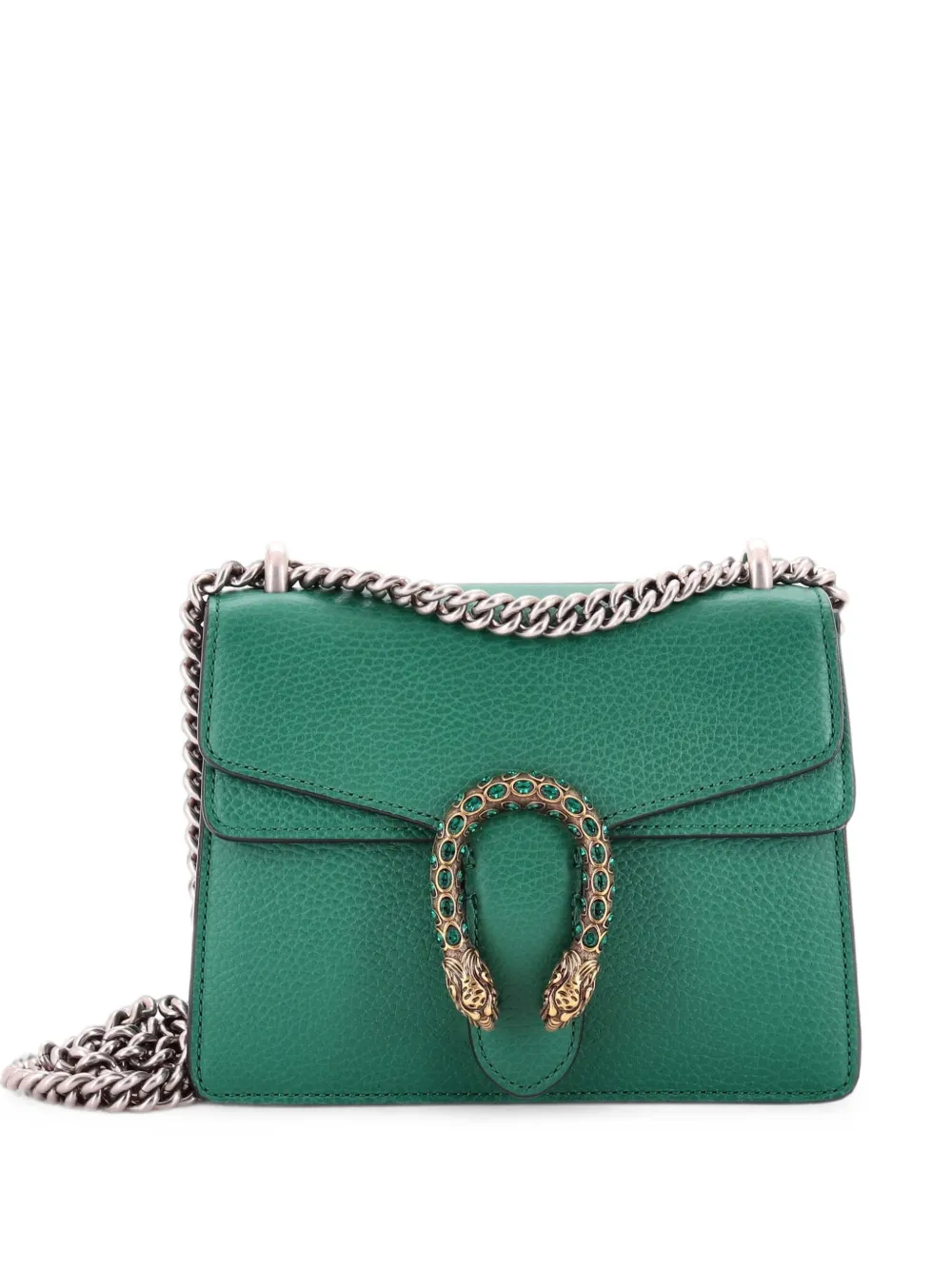 Gucci Pre-Owned Dionysus Bag Leather Mini crossbody bag - Verde