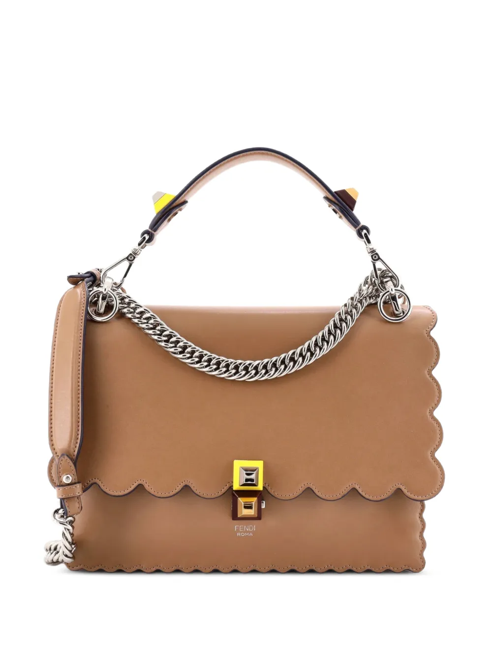 Fendi Pre-Owned Mittelgroße Kan I Schultertasche - Braun