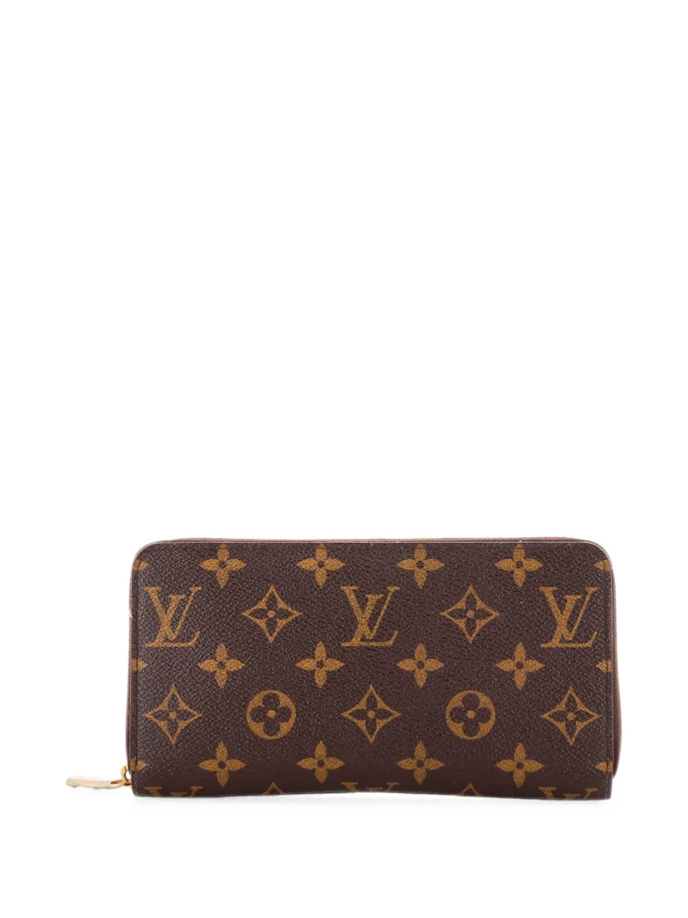 Louis Vuitton Pre-Owned Kleines Portemonnaie aus Canvas mit Monogramm und Reißverschluss - Braun