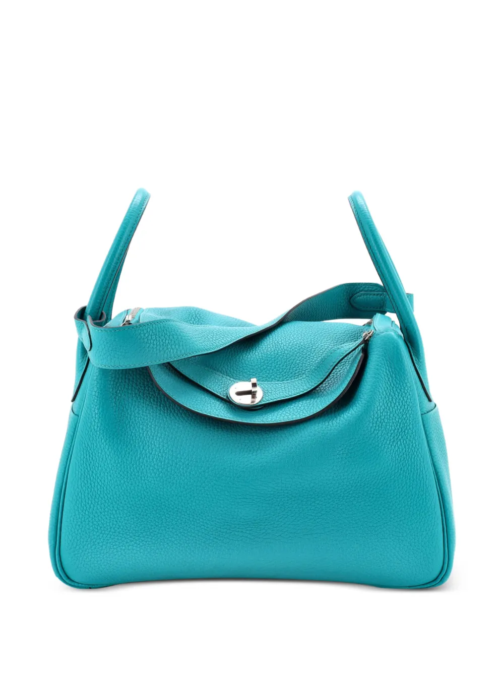 Hermès Pre-Owned Lindy Bag Clemence Schultertasche 30cm - Blau