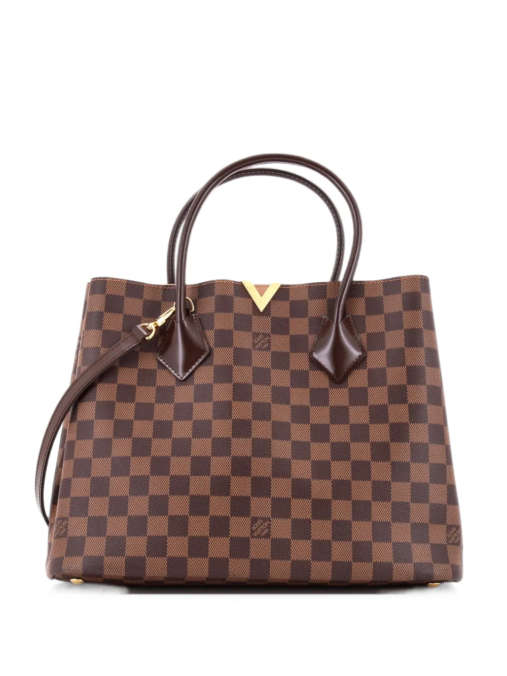 Louis Vuitton Pre-Owned Kensington Handbag Damier tote bag - Marrone