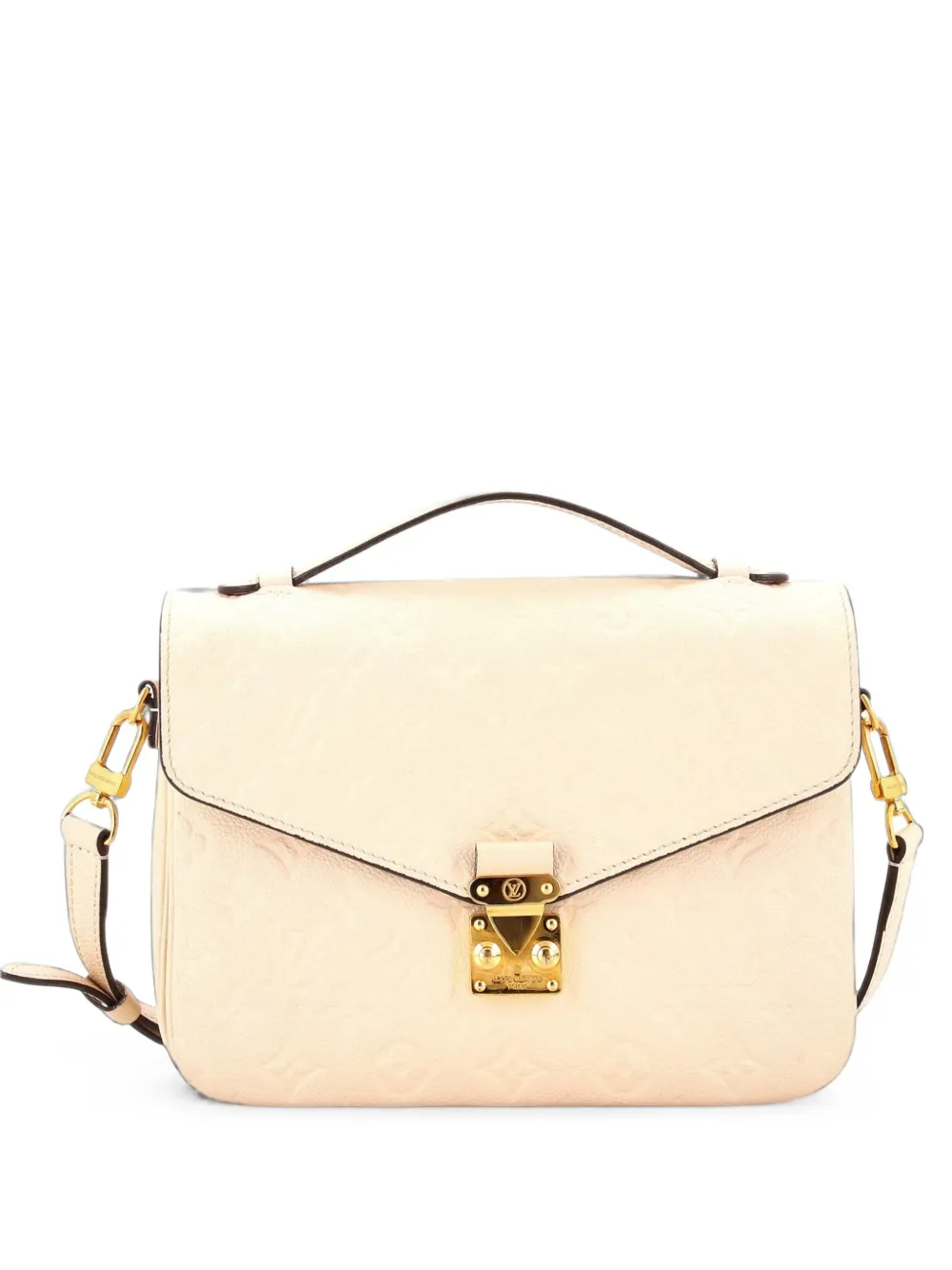 Louis Vuitton Pre-Owned Pochette Metis Monogram Empreinte Leather East West crossbody bag - Blanc
