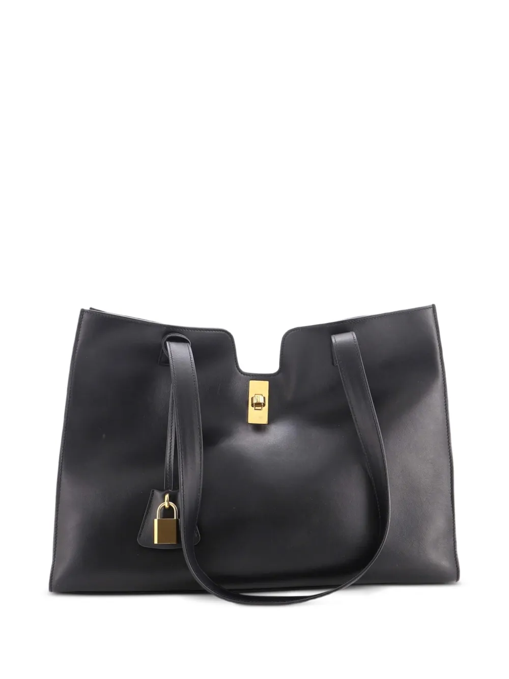 Celine Pre-Owned Cabas Tote Bag aus Kalbsleder 16cm - Schwarz