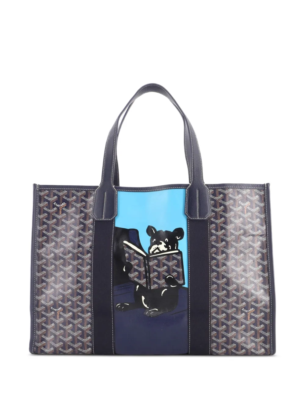 Goyard Pre-Owned Villette Printed Coated Canvas MM tote bag - Blu