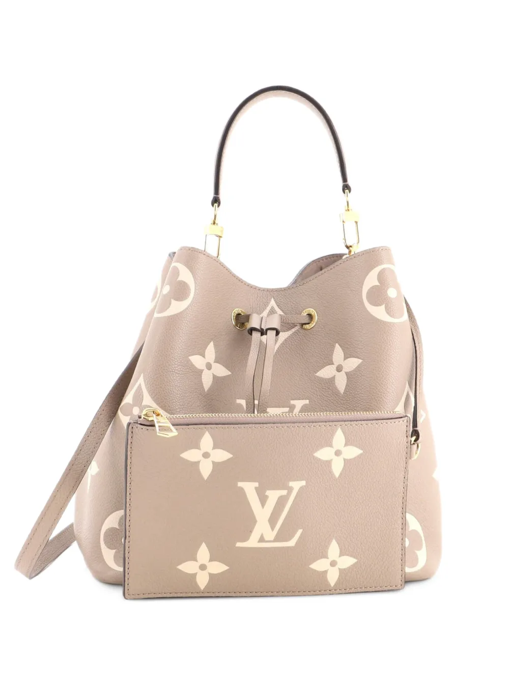 Louis Vuitton Pre-Owned NeoNoe Handbag Bicolor Monogram Empreinte Giant MM bucket bag - Toni neutri
