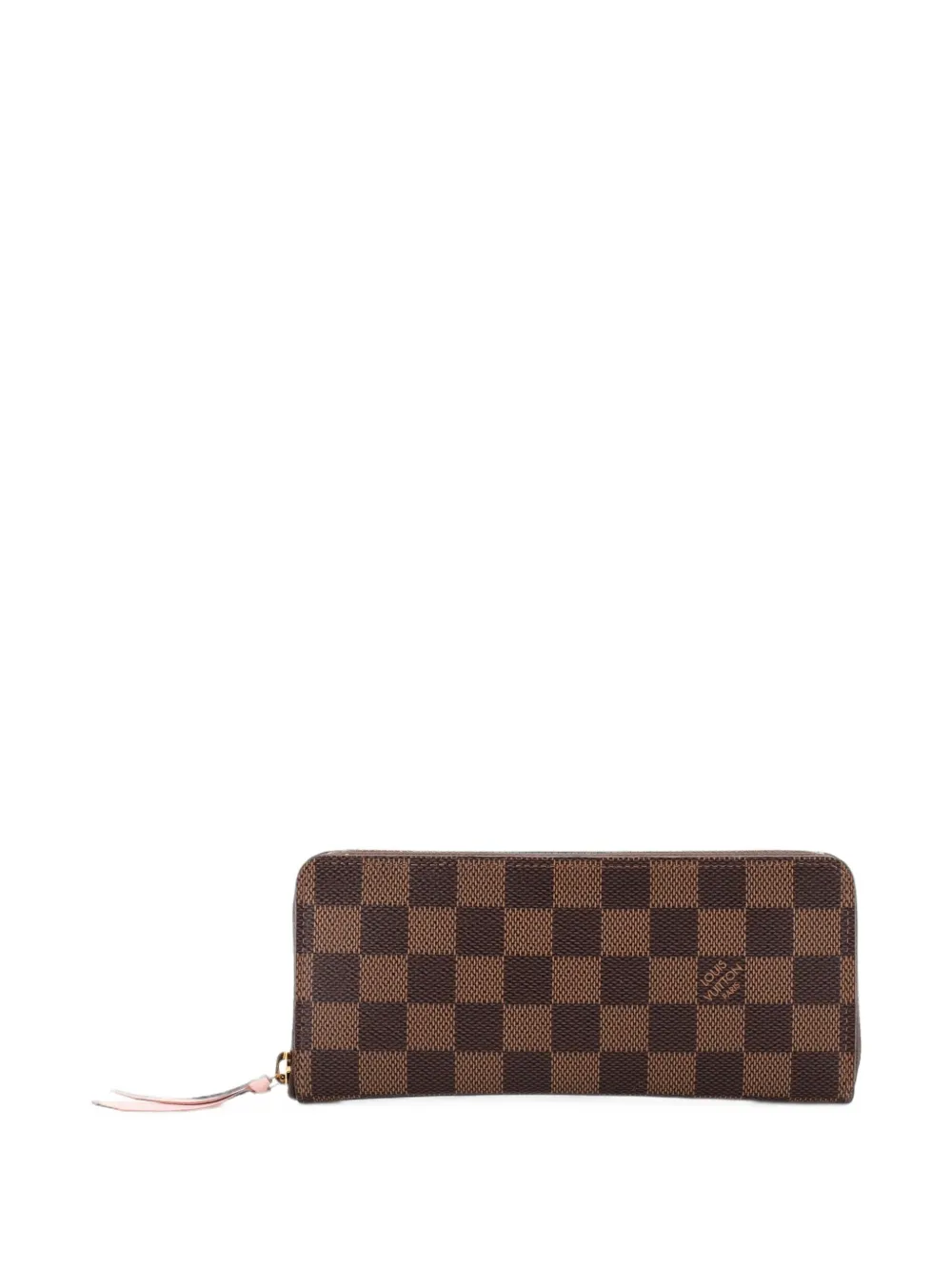 Louis Vuitton Pre-Owned Portafoglio Clémence piccolo in tela Damier - Marrone