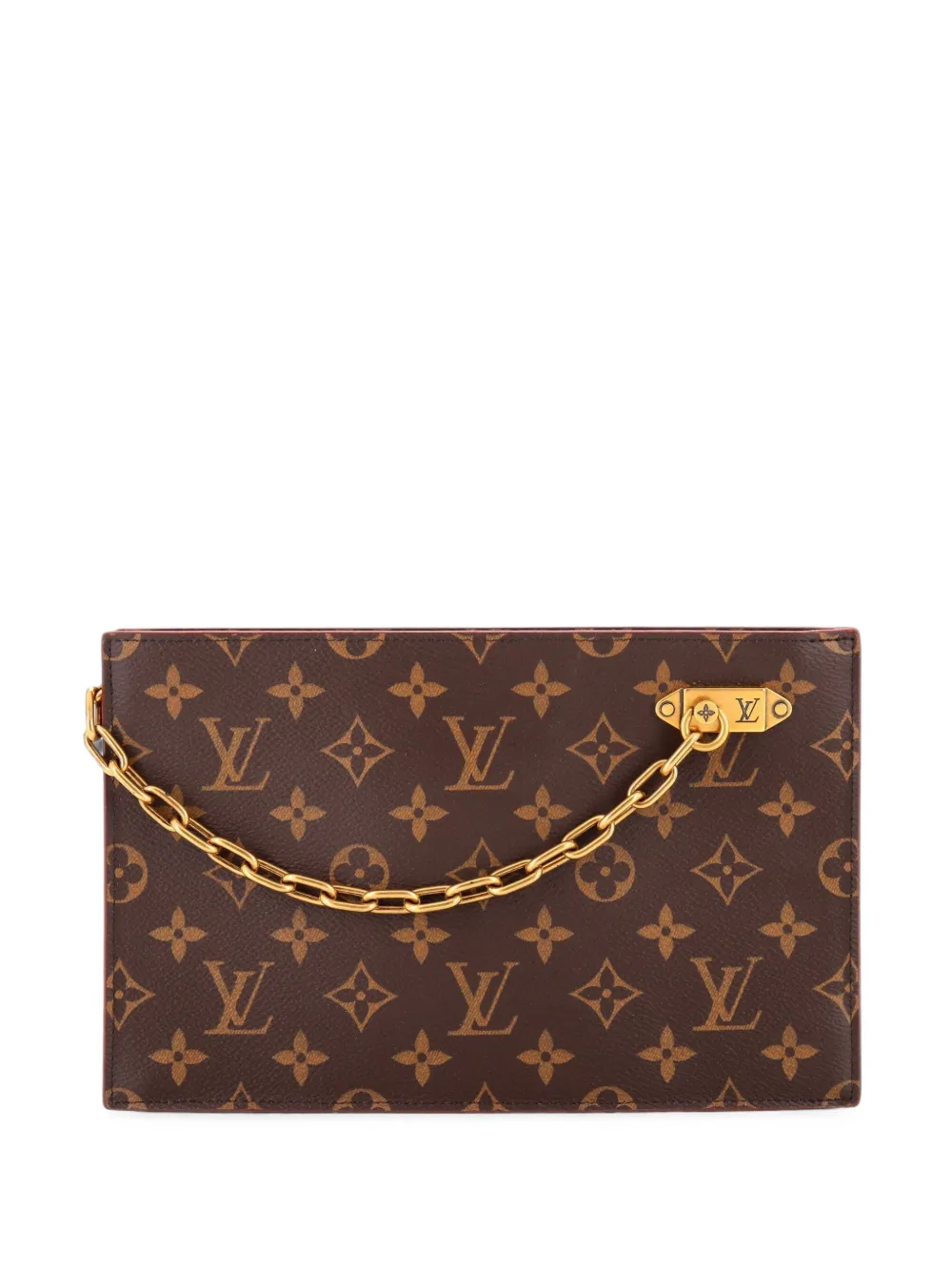 Louis Vuitton Pre-Owned Legacy Chain Monogram Canvas clutch bag - Brown