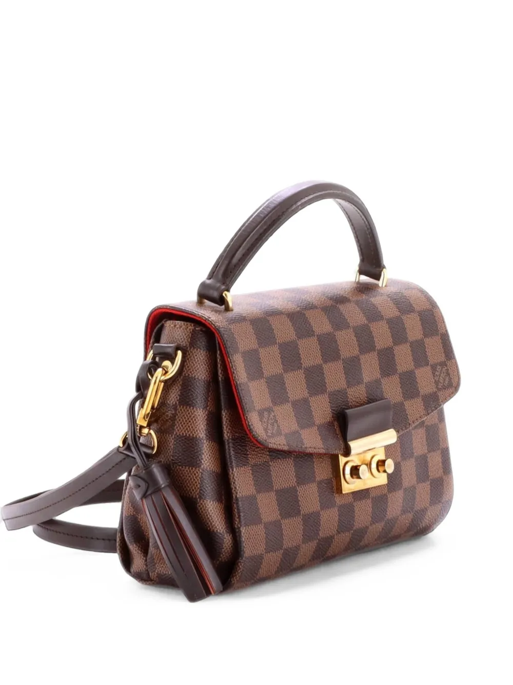 Louis Vuitton Pre-Owned Croisette Handbag Damier crossbody bag - Marrone