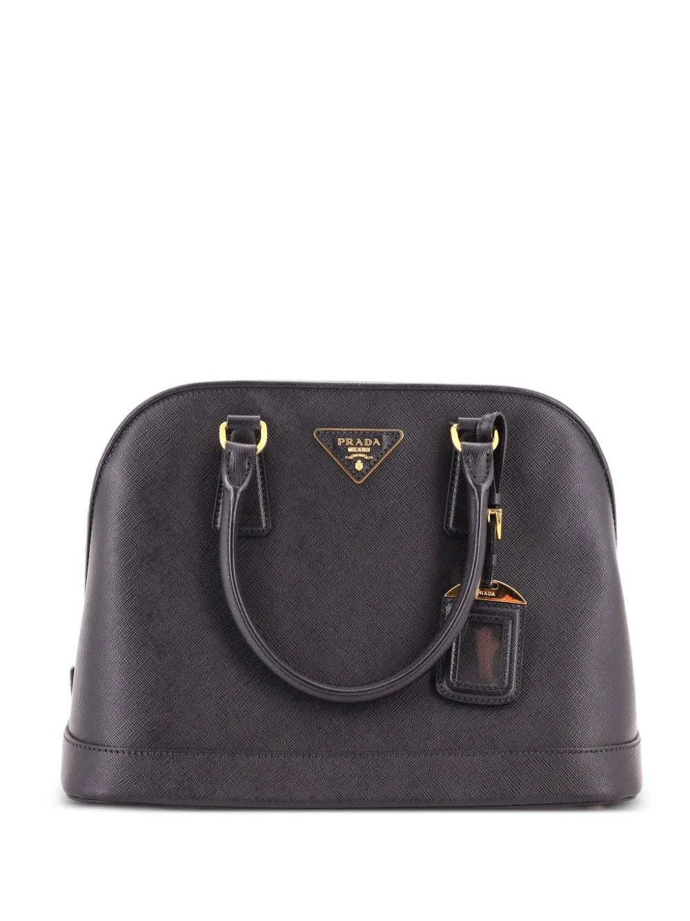Prada Pre-Owned Borsa tote Open Promenade media in pelle Saffiano - Nero