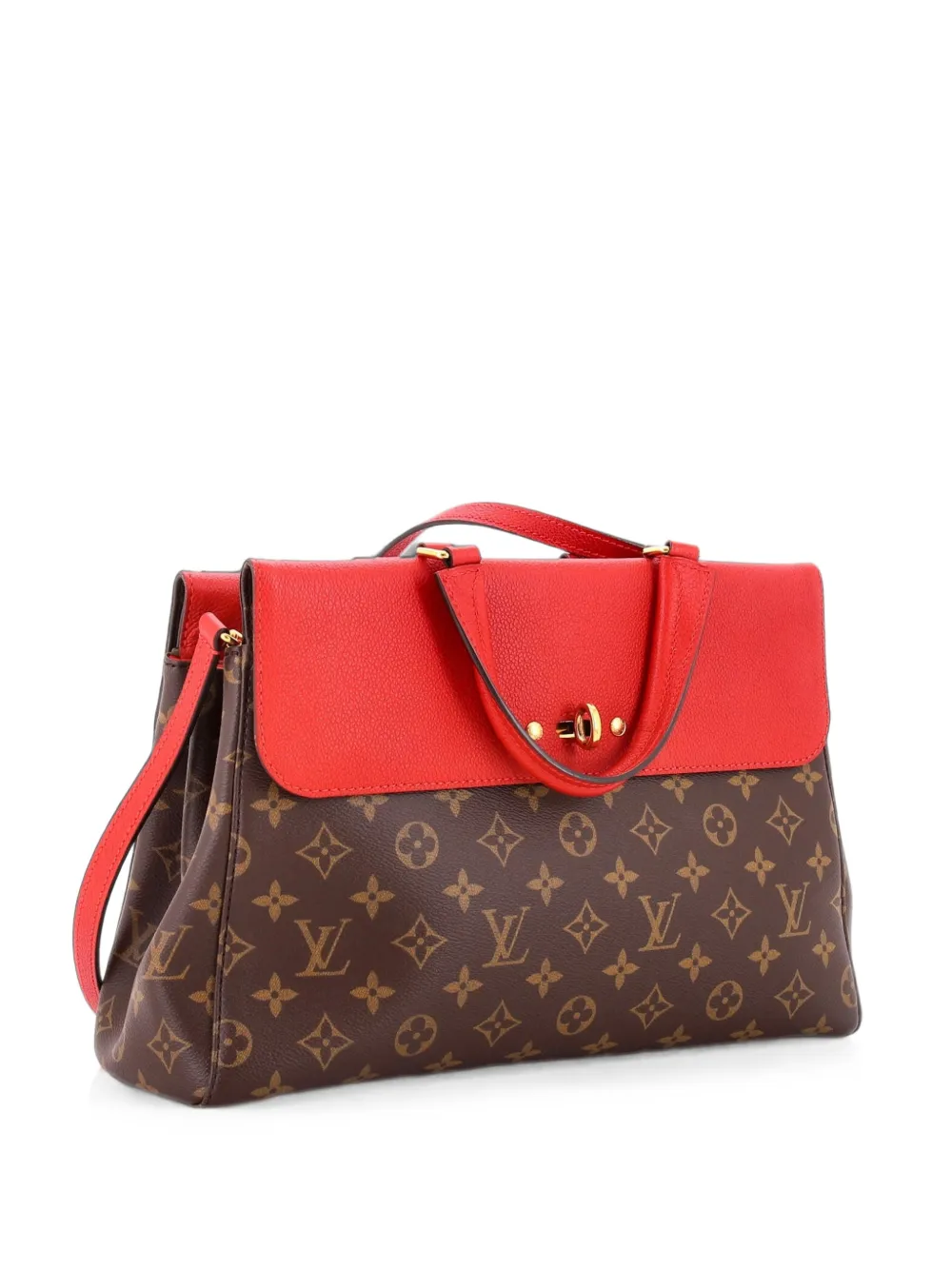 Louis Vuitton Pre-Owned Venus Satchel-Tasche aus Canvas und Leder mit Monogramm - Rot