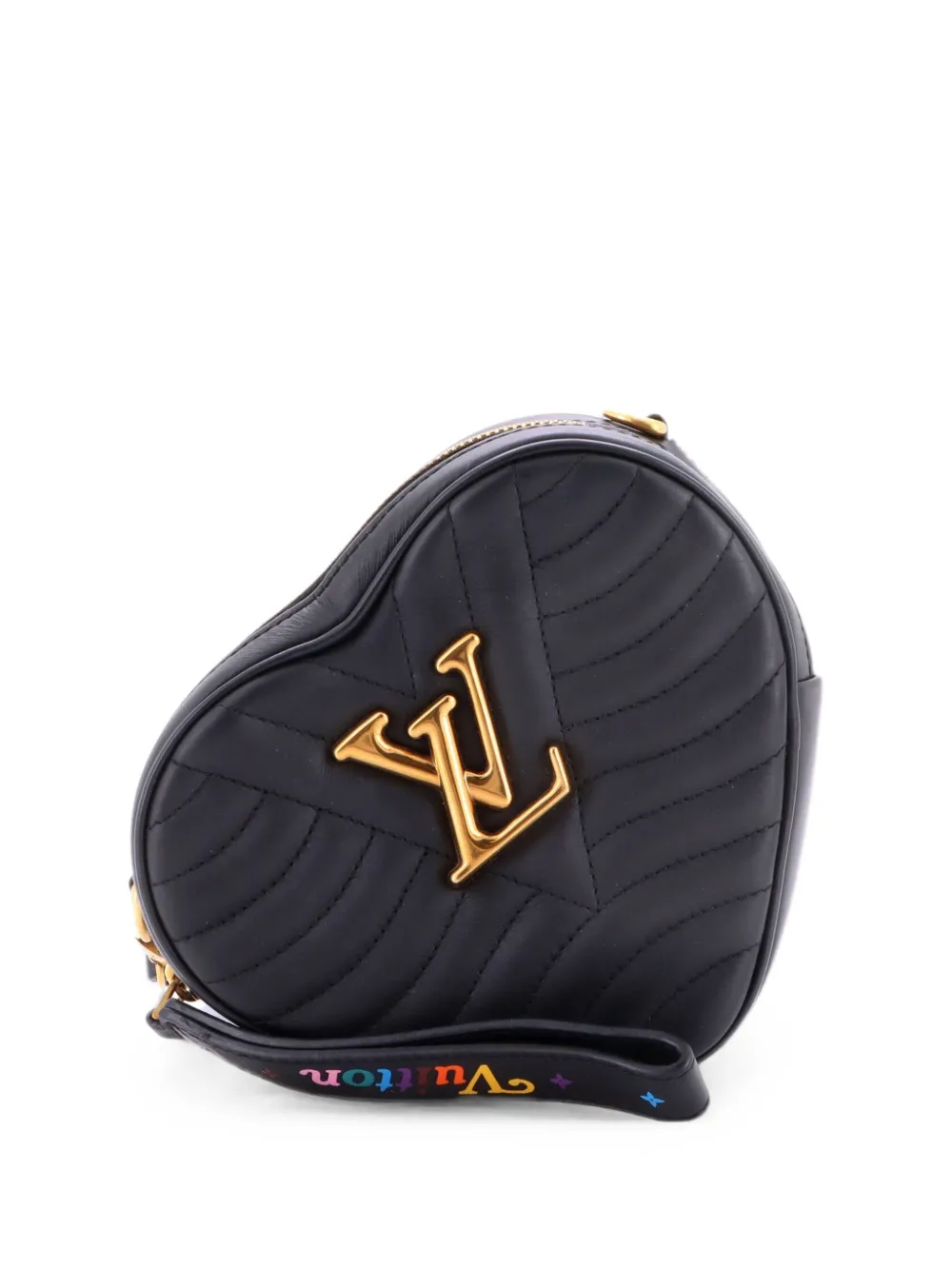 Louis Vuitton Pre-Owned Gesteppte New Wave Heart Umhängetasche - Schwarz