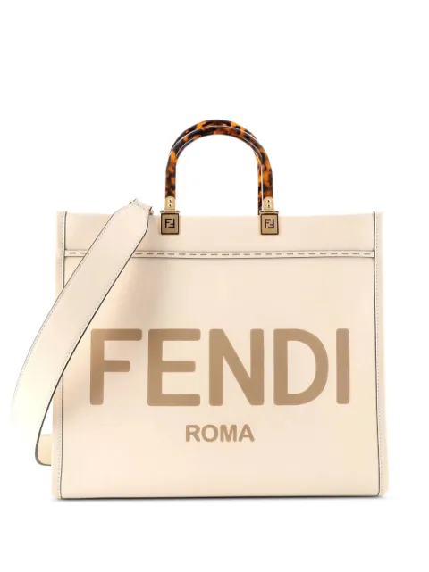 Fendi Pre-Owned Sunshine Shopper Leather Medium tote bag
