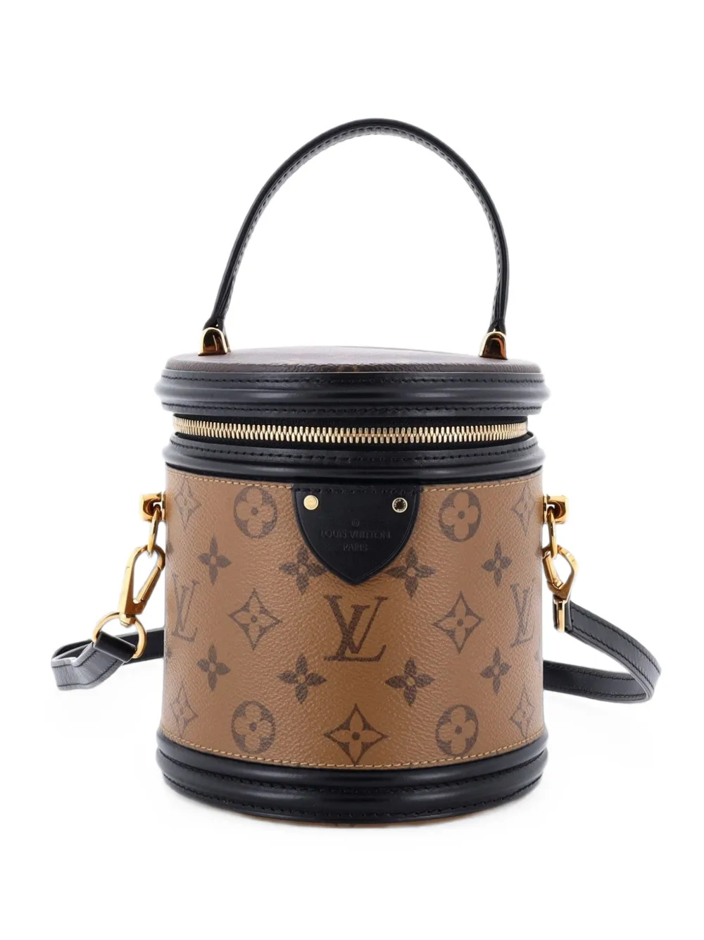 Louis Vuitton Pre-Owned Cannes Satchel-Tasche aus Canvas mit Reverse Monogramm - Braun