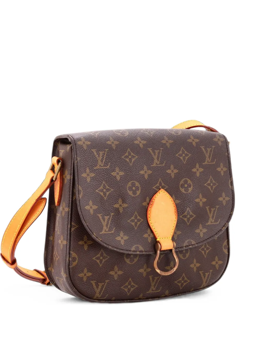Louis Vuitton Pre-Owned Saint Cloud Handbag Monogram Canvas GM crossbody bag - Marrone