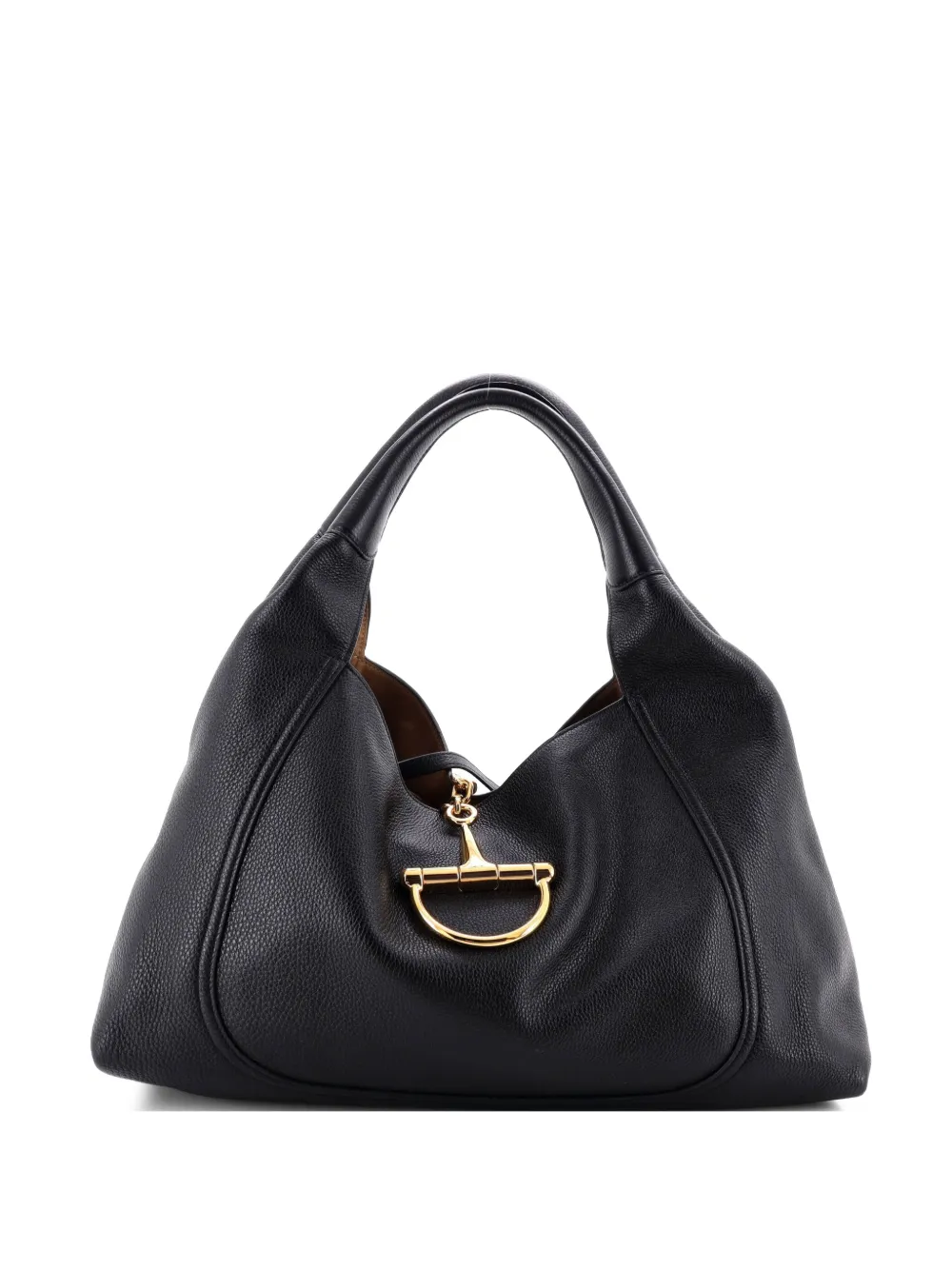 Gucci Pre-Owned Softbit Leather Maxi hobo bag - Nero
